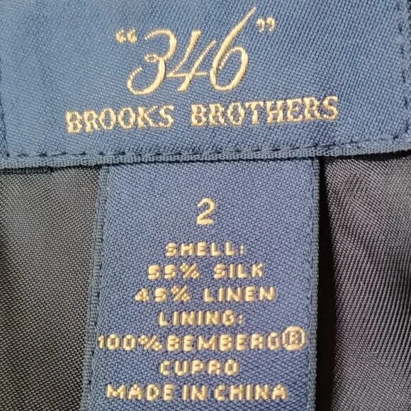 Brooks Brothers Silk / Linen Tweed 60's-vibe jacket - Picture 9 of 12